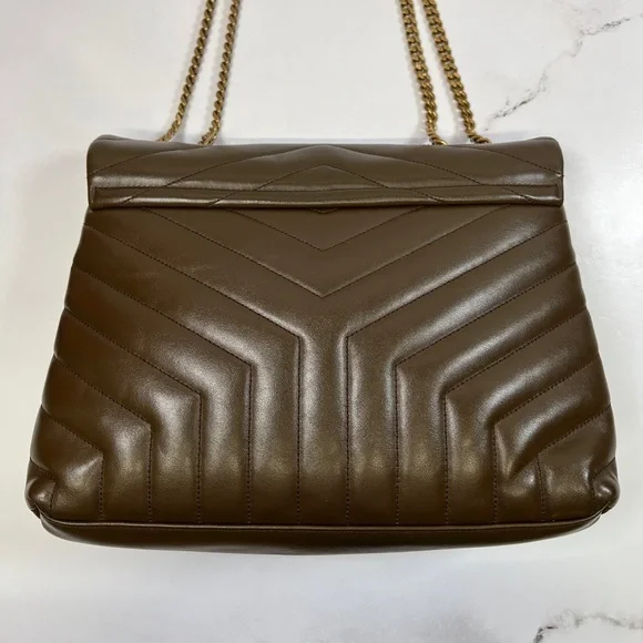 YSL Yves Saint Laurent LouLou Lou Lou Chain Handbag Shoulder Bag Crossbody Purse - Picture 3 of 10